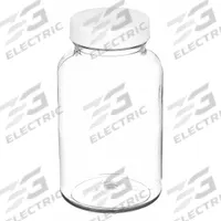QORPAK Wide Mouth Bottle: PET, 250 mL, 8.5 fl oz, Closure Included, Colorless, 45-400, Polypropylene (MPN PLC-06594). Key specifications — Brand: QORPAK; Graduated: No; Body Color: Colorless.