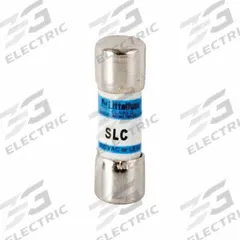 LITTELFUSE Fuse: Class G, SLC Series, Time-Delay, 4 A, 600 V AC, Non-Indicating (MPN SLC004). Key specifications — attr1287268: SLC; attr205180: SLC004; attr211198: LITTELFUSE.