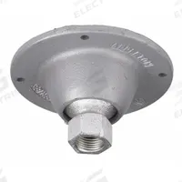 APPLETON ELECTRIC Flexible Fixture Hanger: Cast Iron, JB, Outlet Boxes, 1 Gangs, 4 1/2 in Overall Ht (MPN JBK-75-BS). Key specifications — Brand: APPLETON ELECTRIC; Color: Gray; Compatible with Product Type: Outlet Boxes; Compatible with Series: JB.
