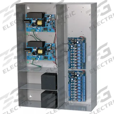 ALTRONIX Power Supply 8Fuse/12Dc, 8Fuse/12Dc 19A Max: Power Supply - Power Supply Boards with Enclosures