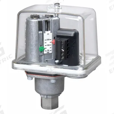 CONDOR USA, INC Pressure Switch: 58 psi – 870 psi, MDR-F Series, 1/4" NPT - Liquid- & Corrosion-Resistant Machine Tool Pressure Switches