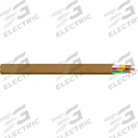 SOUTHWIRE Thermostat Wire: 22 AWG Conductor Size, 7 Conductors, 250 ft Overall Lg, 150 V Volt (MPN 550070407)