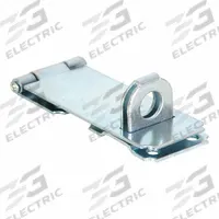 BUYERS PRODUCTS Hinged Hasp: Hinged Hasp, Truck Boxes, 1 1/4 in Overall Ht, 1 15/32 in Overall Wd (MPN SH35). Key specifications — Type: Hinged Hasp; Compatible with Product Type: Truck Boxes; Material: Steel; Color: Silver; Brand: BUYERS PRODUCTS.
