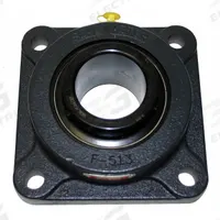 SEALMASTER 4 Bolt Flange Bearing: Radial Ball, 2 1/2 in Bore, Cast Iron, Set Screws, 7 3/8 in Lg (MPN MSF-40). Key specifications — Bore Type: Cylindrical; Brand: SEALMASTER; Lubricant Material: NLGI #2 Equivalent; Mounting Bolt Size: 9/16 in; System of Measurement: Inch.