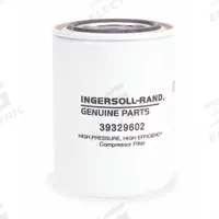 INGERSOLL RAND Replacement Oil Filter: 39329602, ROTARY COMPRESSOR. Key specifications — attr948866: 39329602; attr948874: Oil Filter Element; attr948875: ROTARY COMPRESSOR; attr948868: 40AY59.
