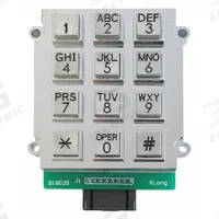 HUBBELL GAI-TRONICS Keypad: Stainless Steel, Keypads, 246/256/276/394AL/398, Silver, Keypad (MPN 51035-005A). Key specifications — Compatible with Series: 394AL; Manufacturer Part Number: 51035-005A; Product Type: Keypad; For Use With: Industrial Telephones; Brand: HUBBELL GAI-TRONICS; Color: Silver; Material: Stainless Steel; Phone Accessory Type_Broad: Keypads.