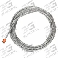 BRADY Cable Lockout: Cable Only, Includes Cable, Steel, 8 ft Cable Lg, Cable Included, 65319. Key specifications — Includes Cable: Yes; Compatible Cable Lockout: Brady Original Cable Lockout; Cable Color: Silver; Cable Material: Steel; Cable Material Finish: Galvanized; Brand: BRADY; Includes Cable_Table: Cable Included.