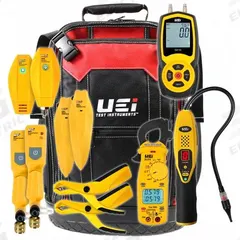 UEI TEST INSTRUMENTS Digital Multimeter Clamp On Kit: Manometer/Refrigerant Leak Detectors, IP42 (MPN 511KIT). Key specifications — Clamp Meter Instrument Count: 6000; Brand: UEI TEST INSTRUMENTS.