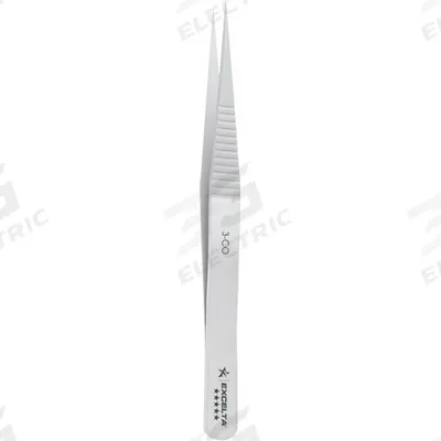 EXCELTA Tweezers: Cobalt, Point, Straight Tip - High-Precision Tweezers