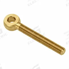 AMPG Fixed Rod End: Brass, Plain, 120 mm Hole Center-to-End Lg, Right Hand, M12-1.75 Thread Size (MPN ZEBM12X120-BR). Key specifications — attr952243: AMPG.
