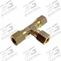LEGRIS Compression Tee Fitting: 16 mm OD x 16 mm OD x 16 mm OD Fitting Size, Brass, 78 mm Overall Lg (MPN 0104 16 00). Key specifications — Brand: LEGRIS.