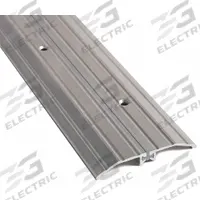 NATIONAL GUARD Door Threshold: Saddle, Aluminum, 4 ft Lg (MPN 8424-48). Key specifications — Brand: NATIONAL GUARD; Transition Type: Fluted.