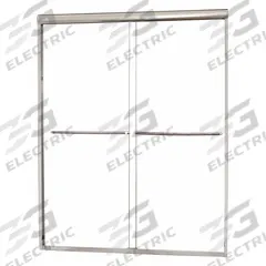 FOREMOST Shower Door: 42 in Min. Door Wd, 46 in Max. Door Wd, 65 in Overall Ht, Clear Tempered Glass (MPN CVSS4665-CL-SV). Key specifications — Brand: FOREMOST.