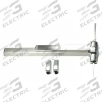 VON DUPRIN Surface Vertical Rod: 3 ft Max Door Wd, Aluminum (MPN 9827NL-OP-F 3 US28). Key specifications — attr1011860: Exit Device; attr1011837: VON DUPRIN; attr1011847: Surface Vertical Rod; attr1011858: Night Latch; attr1024139: Touchbar; attr1011835: Yes.