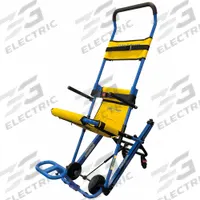 EVAC-CHAIR Stair Chair: 440 lb Load Capacity, Manual, Descending, Blue/Yellow (MPN 400H). Key specifications — Brand: EVAC-CHAIR; Product Type: Evacuation Chair; Handle Type: Ergonomic Adjustable; Restraint Locations: Chest.