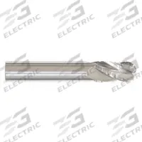APPROVED VENDOR Roughing End Mill: Carbide, 4 Flute, 1/4" Mill Dia, 1-1/2" LOC, 4" OAL (MPN 258-100112)