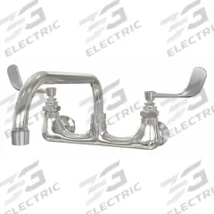 SANI-LAV Low Arc Service Sink Faucet: Wall, Centerset, Cast Brass, Chrome, 2 gpm Flow Rate (MPN 205). Key specifications — Color/Finish: Chrome; Includes: Faucet Mounting Kits.