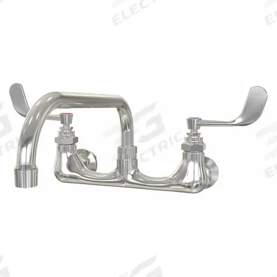 SANI-LAV Low Arc Service Sink Faucet: Wall, Centerset, Cast Brass, Chrome - Widespread Utility Faucets