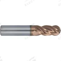 CLEVELAND Ball End Mill: Carbide, T-Max Coated, 7 Flute, 1" Mill Dia, 2-1/4" LOC, 5" OAL (MPN C70918)