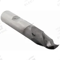 CLEVELAND Square End Mill: High Speed Steel, TiCN Coated, 2 Flute, 7/16" Mill Dia, 13/16" LOC (MPN C33822)