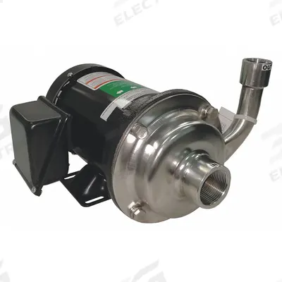 Dayton Centrifugal Pump: 304 Stainless Steel, 1 hp Horsepower (Max), Three Phase - Stainless Steel Housing Chemical-Resistant Centrifugal Pumps