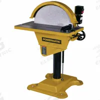 POWERMATIC Disc Sander: For Wood, 230V, Three-Phase, 3 hp, 20 in Dia, Floor Standing, 1,720 RPM Max (MPN 1791264). Key specifications — attr652953: 230V; attr652936: Three-Phase; attr666565: Wood; attr652910: POWERMATIC.