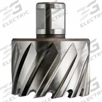 SLUGGER BY FEIN Annular Cutter: 1 3/8 in Cutter Dia, 1 in Max Cutting Dp, TiCN, High Speed Steel (MPN 63134349108). Key specifications — attr253884: No; attr253885: TiCN; attr253886: High Speed Steel; attr253887: Weldon Flat; attr253888: Fractional Inch; attr277149: SLUGGER BY FEIN.