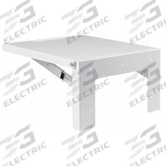 HOFFMAN Folding Shelf: Support Laptop and Other Equipment During Maint/Inspection, Steel (MPN AASHLF1818). Key specifications — Finish: Powder Coated; Brand: HOFFMAN; Accessory Type: Folding Shelf; Application: Support Laptop and Other Equipment During Maintenance/Inspection; Features: Automatically Locks in the Horizontal Position When Raised; Material: Steel.