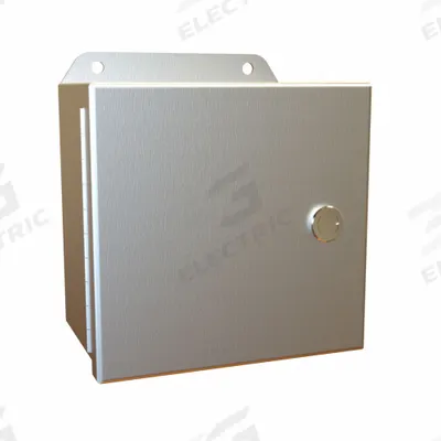 HAMMOND Electrical Enclosure: Aluminum, 6 in x 6 in x 4 in, NEMA 12/13/3R/4/4X - Aluminum Enclosures