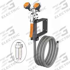 GUARDIAN EQUIPMENT Drench Hose: Std, Eyes Coverage, PVC Hose, 8 ft Hose Lg, Squeeze Handle, NPT (MPN G5026BP). Key specifications — Activation: Squeeze Handle; Hose Material: PVC; Brand: GUARDIAN EQUIPMENT.