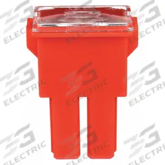 BUSSMANN Automotive Fuse: FLF Series, Red, Female, Cartridge, Fast-Acting, 50 A, 32 V DC (MPN FLF-50). Key specifications — Series: FLF; Brand: BUSSMANN.