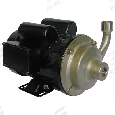 Dayton Centrifugal Pump: 316 Stainless Steel, 1/2 hp Horsepower (Max), Single Phase - Stainless Steel Housing Chemical-Resistant Centrifugal Pumps