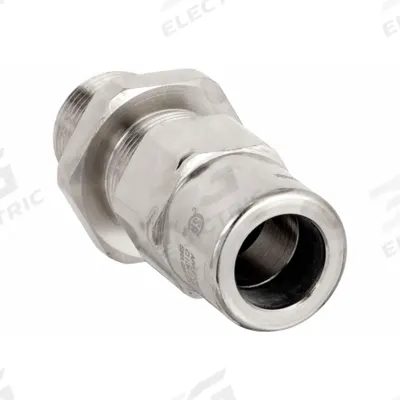 APPLETON ELECTRIC Liquid-Tight Conduit Fitting: Nickle Plated Brass, 3/4 in Trade Size, Non-Insulated - Straight Hazardous Location Liquid-Tight Conduit Fittings