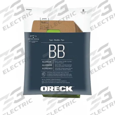 ORECK Vacuum Bag: Hoover Commercial, BB900-DGR, Dry, Paper, 2-Ply, Std - Canister Vacuum Bags