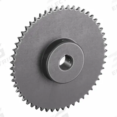 TRITAN Roller Chain Sprocket: 40, For 1/2 in Chain Pitch, 1 1/8 in Bore Dia, 54 Teeth - Size 40 Fixed-Bore Roller Chain Sprockets