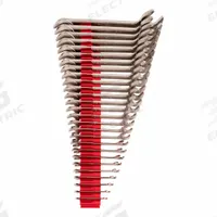 TEKTON Open End Wrench Set: Chromium Molybdenum Steel, Satin, 27 Tools, 30°_60° Opening Angle (Deg.) (MPN WAE92503). Key specifications — attr309745: No; attr309746: Modular Wrench Organizers; attr309754: Satin; attr309753: Chromium Molybdenum Steel; attr324938: TEKTON.