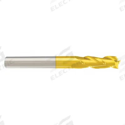 APPROVED VENDOR Square End Mill: Carbide, TiN Coated, 3 Flute, 1" Mill Dia, 1-1/2" LOC - General Purpose Carbide Square End Mills