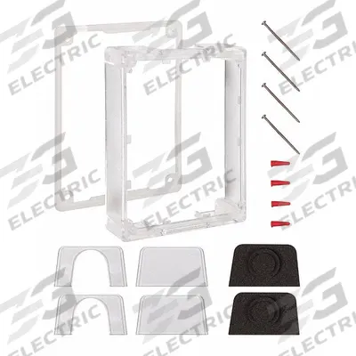 SAFETY TECHNOLOGY INTERNATIONAL Pull Station Guard Spacer: Polycarbonate - Spacers for Alarm & Wall Fixture Covers