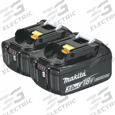 MAKITA Battery: LXT, 3 Ah, 2 Batteries Included, Tabbed, 18V DC, 2 PK (MPN BL1830B-2) - Makita Cordless Tool Batteries