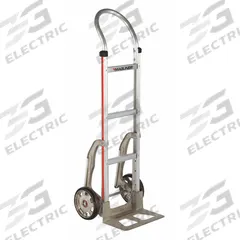 MAGLINER General Purpose Hand Truck: 500 lb, Flow-Back, Silver, Aluminum, Tread on Core, Rubber (MPN HMK111AA15). Key specifications — Brand: MAGLINER.