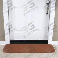 SAFEPATH PRODUCTS Door Ramp: 42 in Lg, ADA Compliant, Brown, Polymer (MPN BHR1110TC). Key specifications — Brand: SAFEPATH PRODUCTS.