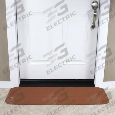 SAFEPATH PRODUCTS Door Ramp: 42 in Lg, ADA Compliant, Brown - Rubber Ramps