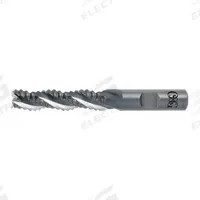 OSG Roughing End Mill: Cobalt, 3 Flute, 1-1/4" Mill Dia, 3" LOC, 5-1/2" OAL (MPN 4312300)
