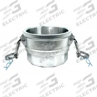 Cam and Groove Coupling: 4 in Coupling Size, 4"-8 Thread Size, 100 psi Max. Working Pressure @ 70 F (MPN PLE156). Key specifications — Thread Size: 4"-8; Gasket Material: Nitrile; Fitting Type: FNPT; Includes Locking Arm: Yes; Body Material: 316 Stainless Steel; Brand: APPROVED VENDOR.