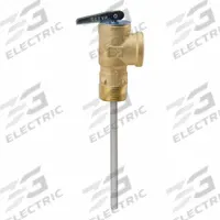 WATTS Temperature and Pressure Relief Valve: MNPT x FNPT, 3/4 in x 3/4 in Connection Size, Brass (MPN 3/4 100XL 125). Key specifications — Brand: WATTS; Body Material: Brass.