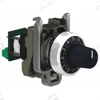 SCHNEIDER ELECTRIC Potentiometer: 22 mm Panel Mounting Size, 470,000 ohm Max Resist Rating (MPN XB4BD912R470K). Key specifications — Manufacturer Part Number: XB4BD912R470K; Series: XB4; Brand: SCHNEIDER; Knob Style: Standard; Bezel Style: Metallic (Black).