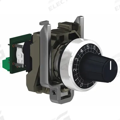 SCHNEIDER Potentiometer: 22 mm Panel Mounting Size - Potentiometers with Dial Plates & Operators
