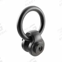 JERGENS Hoist Ring: Pivot/Swivel, Black Oxide-Coated Steel, 1 1/2"-8, Max. 17,200 lb (MPN 47318-08). Key specifications — Brand: JERGENS; Thread Size: 1-1/2"-8; Operation: Lifting.