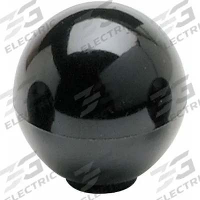 DAVIES Hand Knob: Ball, Thermoset, 1/4"-20 Thread, 60 mm Thread Lg - Ball Knobs with Threaded Hole
