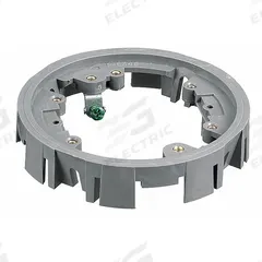 HUBBELL WIRING DEVICE-KELLEMS Adapter Ring: Round, Thermoplastic, Hubbell, PFB1, PFBA1A. Key specifications — attr1046698: Hubbell; attr233058: HUBBELL WIRING DEVICE-KELLEMS; attr1046695: Adapter Ring; attr1046697: PFB1; attr1046701: PFBA1A; attr1046702: Thermoplastic; attr1046708: Round.